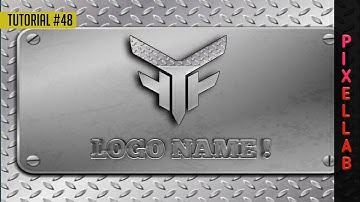 Metallic Logo Design | Pixellab Tutorials | 3D Logo design