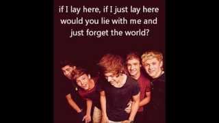 Chasing Cars - One Direction (lyrics with pictures, X-Factor)