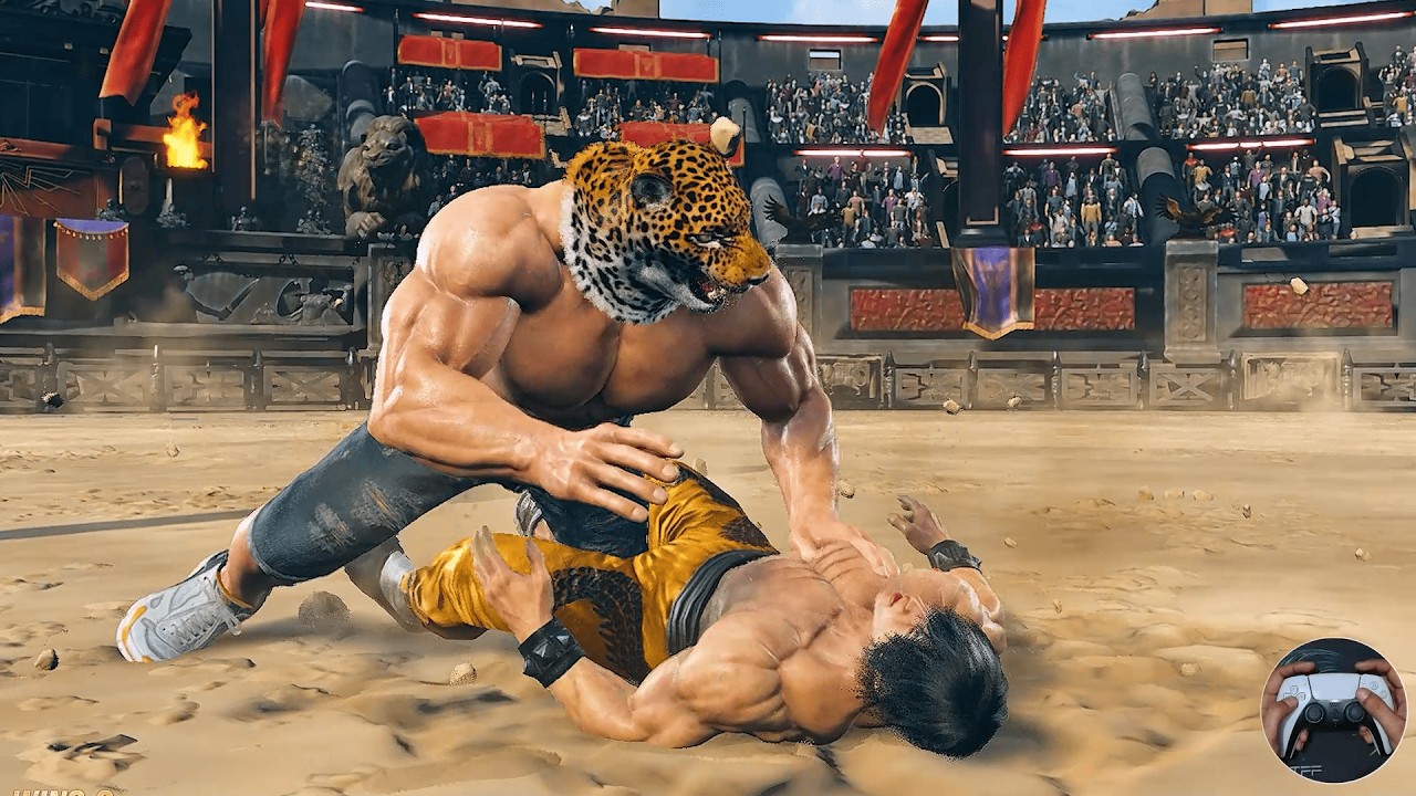 King vs Law & Asuka at Coliseum of Fate | Tekken 8 Epic Battle