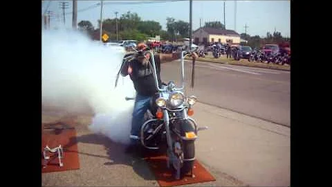 Dean Spencley Memorial Poker Run Burnout Pit