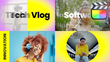 Tech Vlog Intro Modular Template for Final Cut Pro — MotionVFX