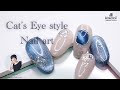 【Nail Art】Cat's Eye style nail art with KOKOIST Planet Magnet ／ココイストプラネットマグネットを使った宝石のキャッツアイ風ネイルアート