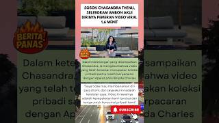 Selebgram asal Ambon yang vidio nya viral usai tersebar oleh aparat polisi #viral #foryou #shorts