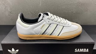 ★入手困難★Adidas Samba OG Adidas Samba OG (White/Off White/Core Black) - Style Code