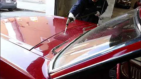 1965 Mustang Fastback (Stock #2514) - Cowl Water Drain Test