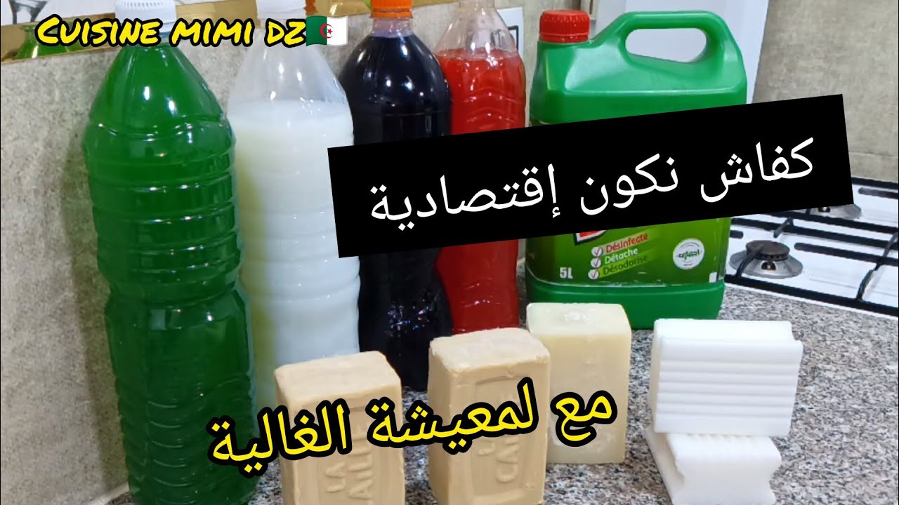 ب60ألف كل مواد التنظيف لراني نستعملها👍 3ملاين كفاش نقسمها ومنفرطش في ولادي لازم نكون مدبرة وإقتصادية