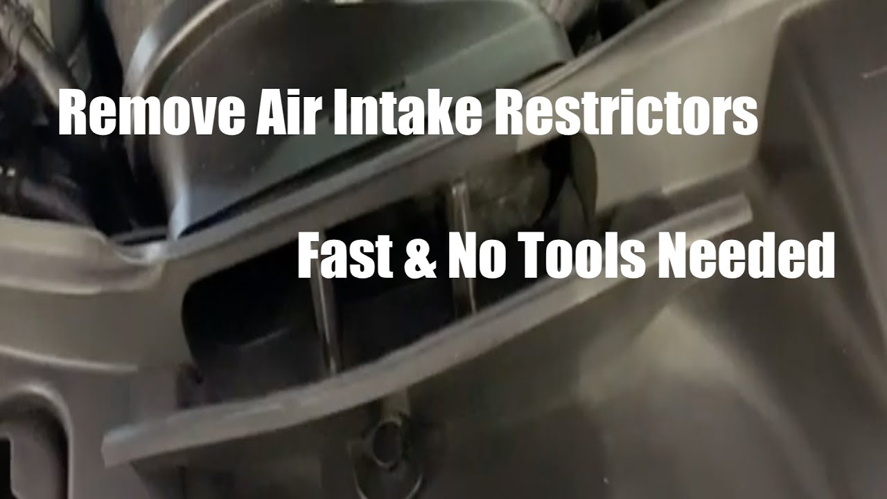 Remove Air Intake Restriction Mercedes C218 CLS550 & W212 E550 YouTube