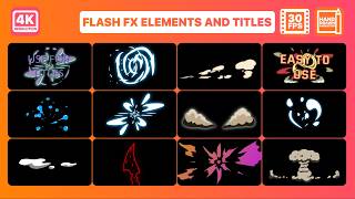 Free Animated Energy Pack (AE) — Flash FX Elements & Titles