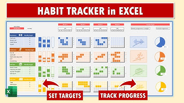 Build Your Own Habit Tracker in Excel | STEP by STEP instruction | Excel tutorial and Demo
