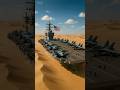 An aircraft carrier that can walk in the desert