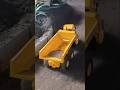 Truck Volvo A40g  parked on the hill