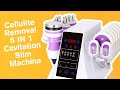 Suerbeaty cellulite remove 5 in 1 cavitation slimming machine  ly54k3s