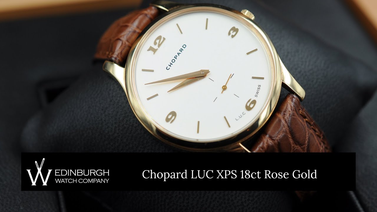 L.U.C XPS watch in rose gold, Chopard