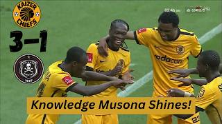 Knowledge Musona Shines Kaizer Chiefs 31 Orlando Pirates  Soweto Derby Classic