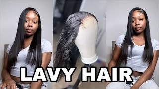 SIDE PART WIG INSTALL USING A 5*5 LACE FT. LAVY HAIR