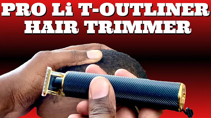 Trying Out Popular Electric Pro Li T-Outliner Trimmer Hair Clippers
