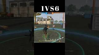 1 VS 6 Insane Clutch |God LevelGameplay😱 #tufanff #shorts