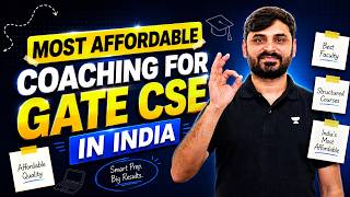 Crack GATE CSE Without Spending Lakhs 💯 | Most Affordable Coaching!