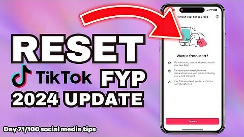 How to Reset TikTok FYP or The TikTok Algorithm - 2024 (For You Feed)