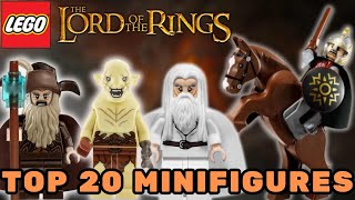 TOP 20 LEGO LORD OF THE RINGS MINIFIGURES RANKED