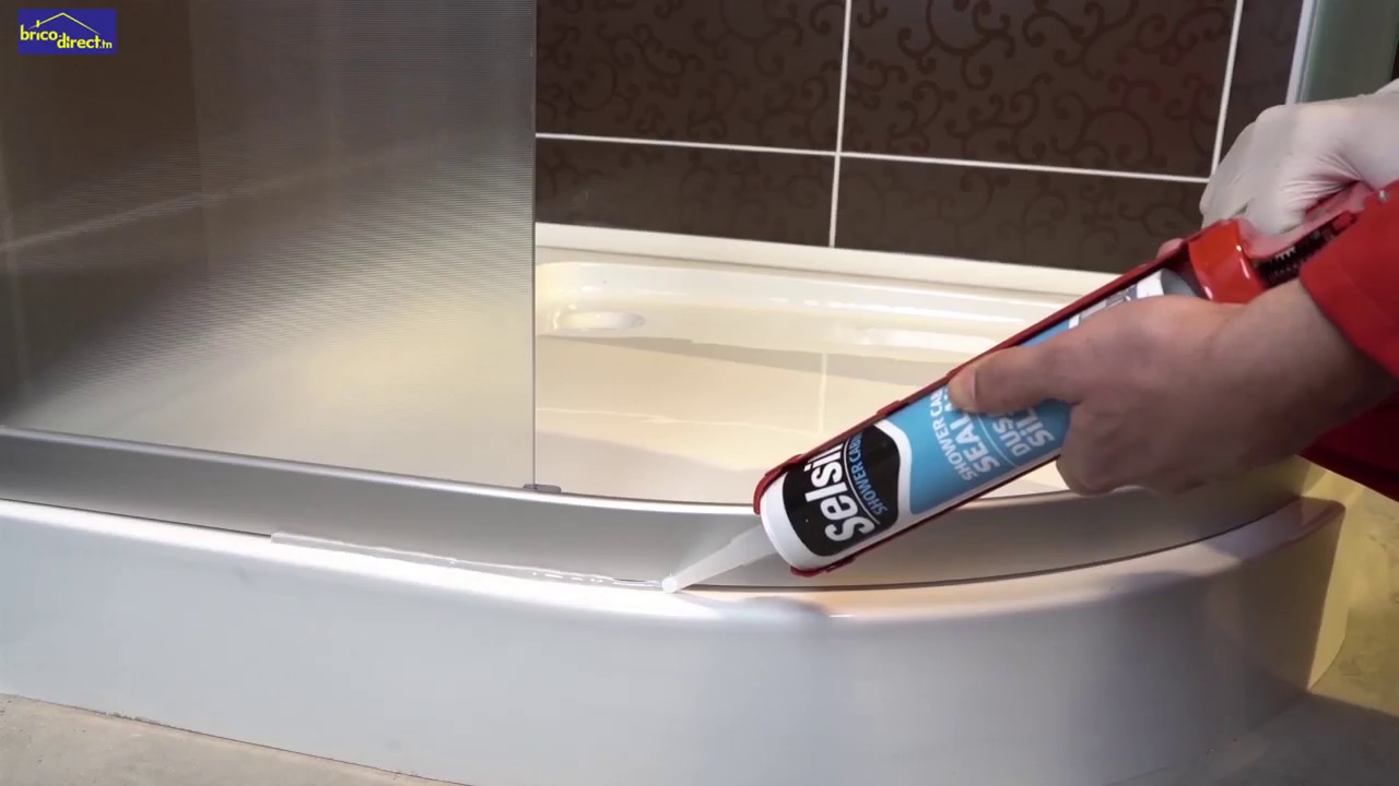 Comment changer les joints d'une porte de douche ? - TUTO