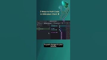 2️⃣ Ways to Push Code in GitKraken Desktop 🦑 #learngit #shorts