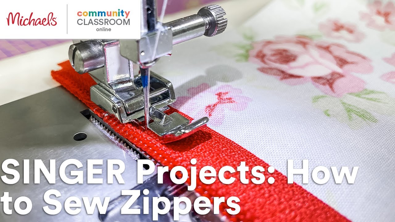 Online Class: SINGER Projects: How to Sew Zippers