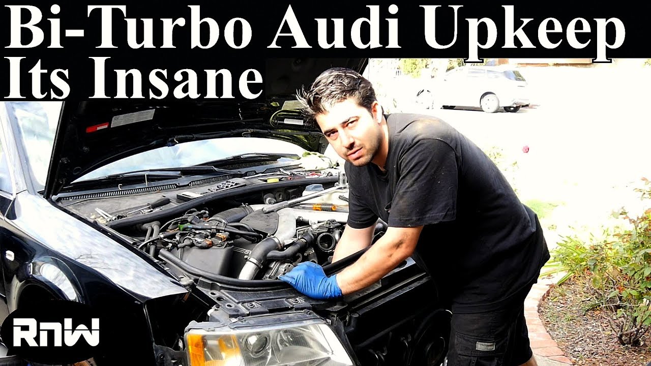 Crazy Bi-Turbo Audi Maintenance Procedures - Camshaft Seal and Gasket Replacement