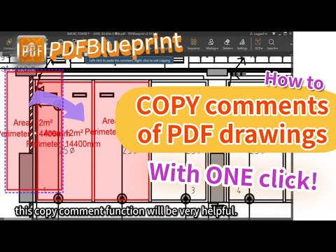 Calculate the quantity using PDF drawings, this copy annotation function will be very helpful.