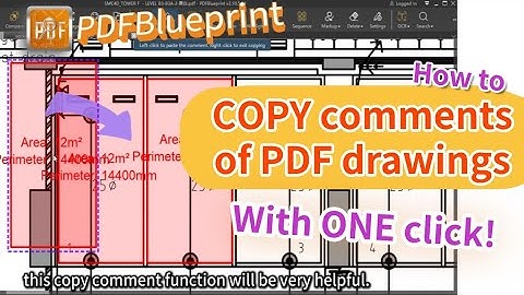 Calculate the quantity using PDF drawings, this copy annotation function will be very helpful.