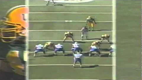 Oregon LB Andy Conner sacks BYU QB Ty Detmer 11-04...