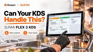 Can Your KDS Handle the Fryer | SUNMI FLEX 3 KDS