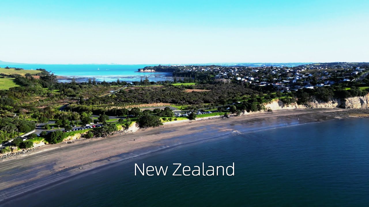 Flying Over Army Bay & Shakespeare Beach ❤️ | Relaxation Music | 4K 