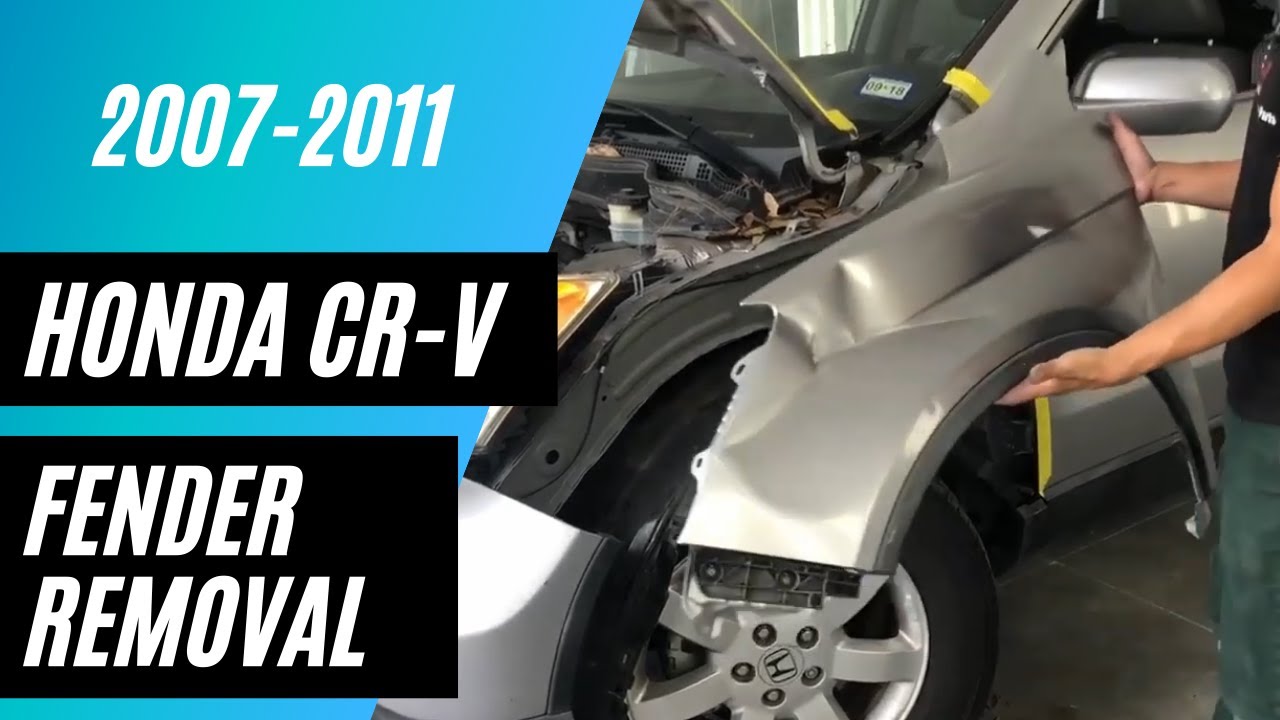 How to remove your 2007-2011 Honda CR-V Fender - YouTube