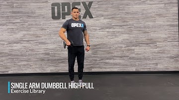 Single Arm Dumbbell High Pull