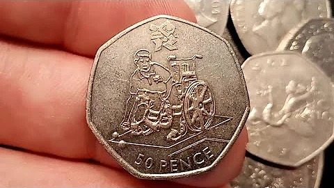 UK £50 50p COIN HUNT BOOK 1 #67 - OLYMPIC 50P AT LAST!!!