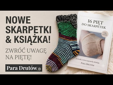 Jak zrobić skarpetki Z RESZTEK WŁÓCZKI na drutach? [NOWA KSIĄŻKA]