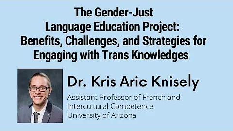 Knisely - The Gender-Just Language Education Proje...