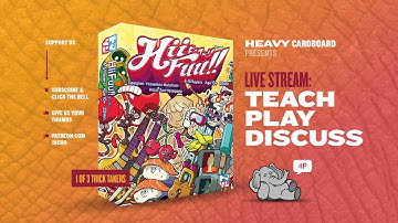 Hii Fuu: 4p Teaching, Play-through & Round table by Heavy Cardboard