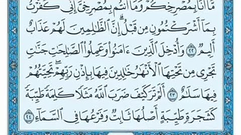 سورة إبراهيم مكتوبة - علي جابر