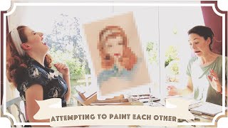 Attempting to paint each other // Jessie and Claud // AD [CC]