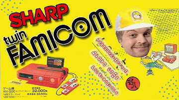 Nintendo SHARP TWIN FAMICOM e il maestro Takahashi "Meijin" Toshiyuki (Nintendo Nes)