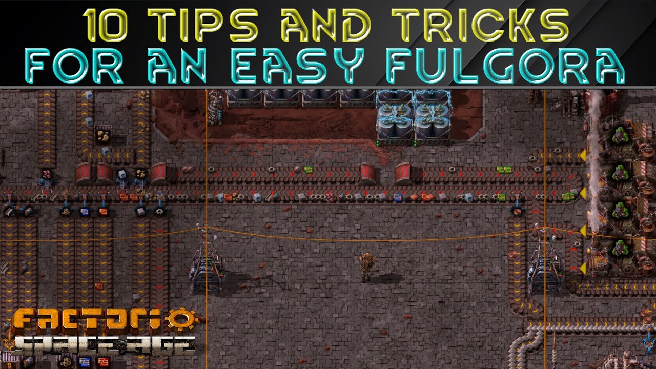 10 TIPS For An Easy FULGORA Time - Factorio Space Age Guide - YouTube