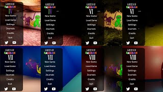 Garten Of Banban 4 6 7 8 - Secret Main Menu Comparison (Concept)