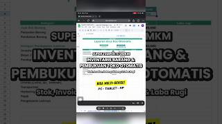 Template Inventaris Barang & Pembukuan Toko Otomatis – Stok, Invoice, Hutang Piutang & Laba Rug