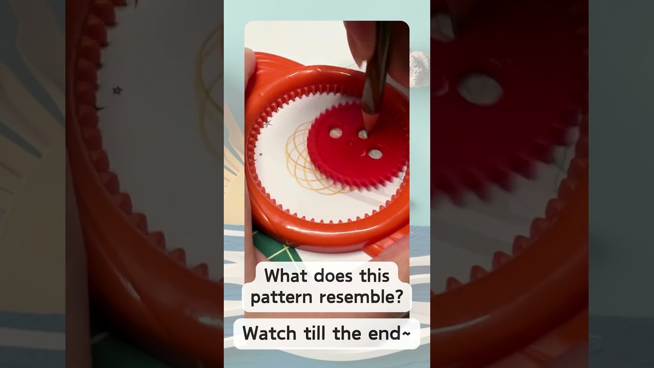 Satisfying geometric patterns Spirograph art 