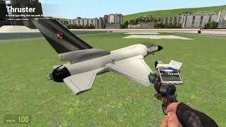 Playing with Thrusters In Garrys mod