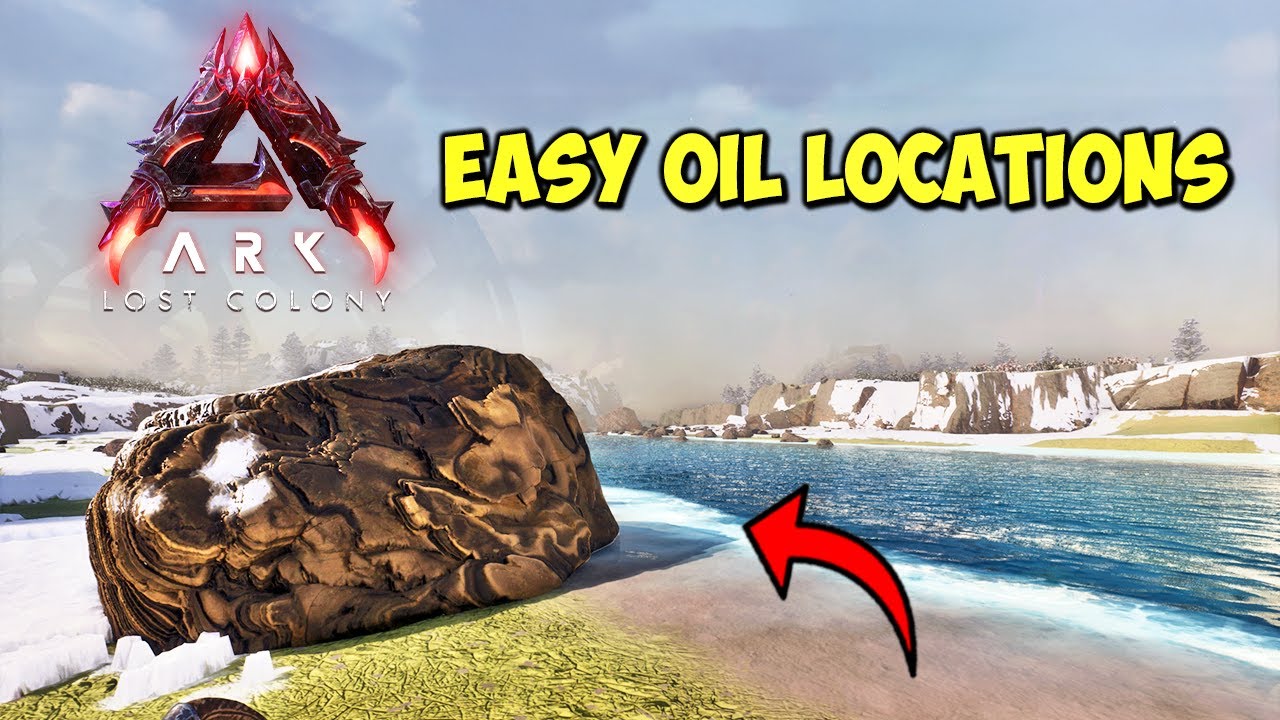 The BEST Oil Locations in LOST COLONY | ARK Survival Ascended - YouTube