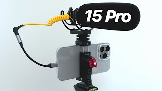 How to Turn Your iPhone 15 Pro into a DSLR Vlogging Camera