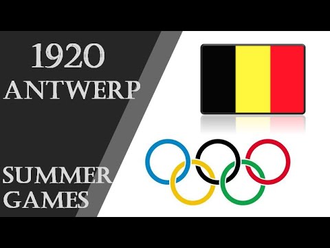 Video: 1920 Summer Olympics In Antwerp